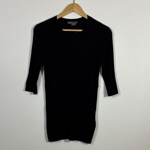 Vince Women's Black Crew Neck Sweater